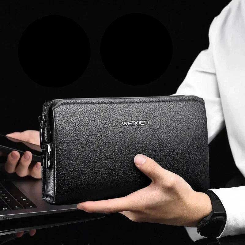 Men’s Zip Around Wallet - Wrist Strap Card Organizer