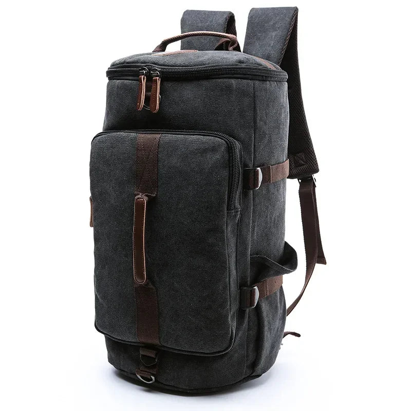 Men’s Canvas Backpack - Convertible 2-Way Carry Bag
