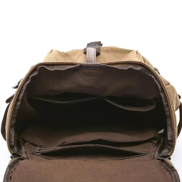 Men’s Canvas Backpack - Convertible 2-Way Carry Bag