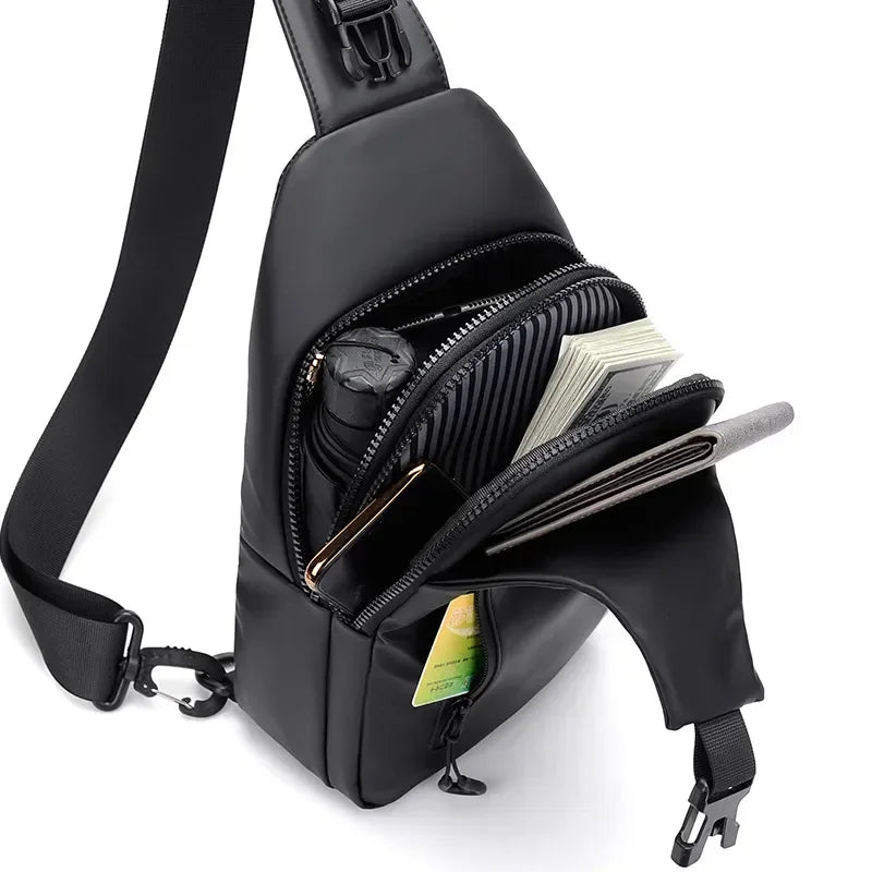 Water resistant Sling Bag – Compact for Commute & Travel Essentials