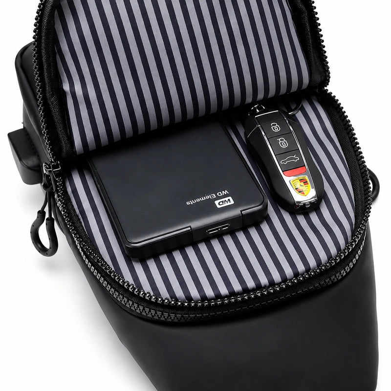 Water resistant Sling Bag – Compact for Commute & Travel Essentials