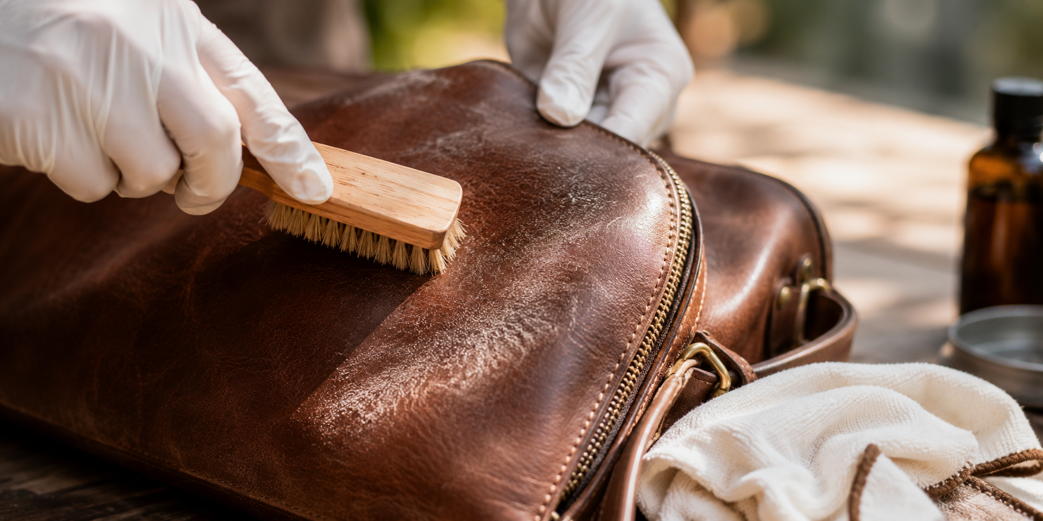 How to remove mold from leather