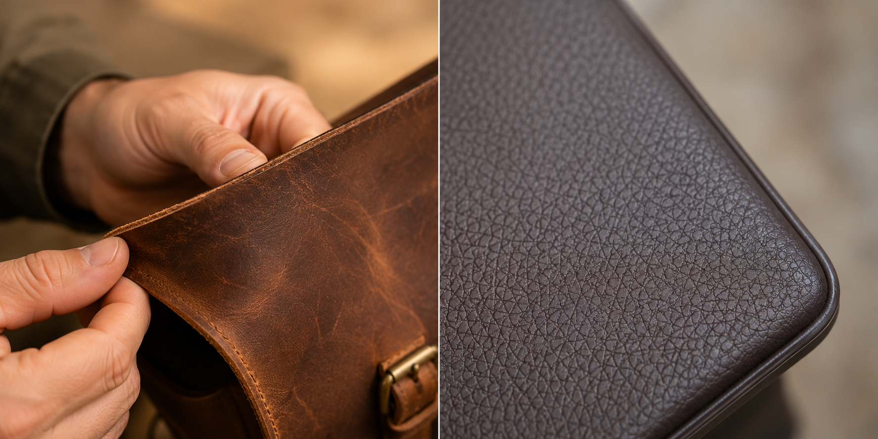 Real vs fake leather: how to tell the difference
