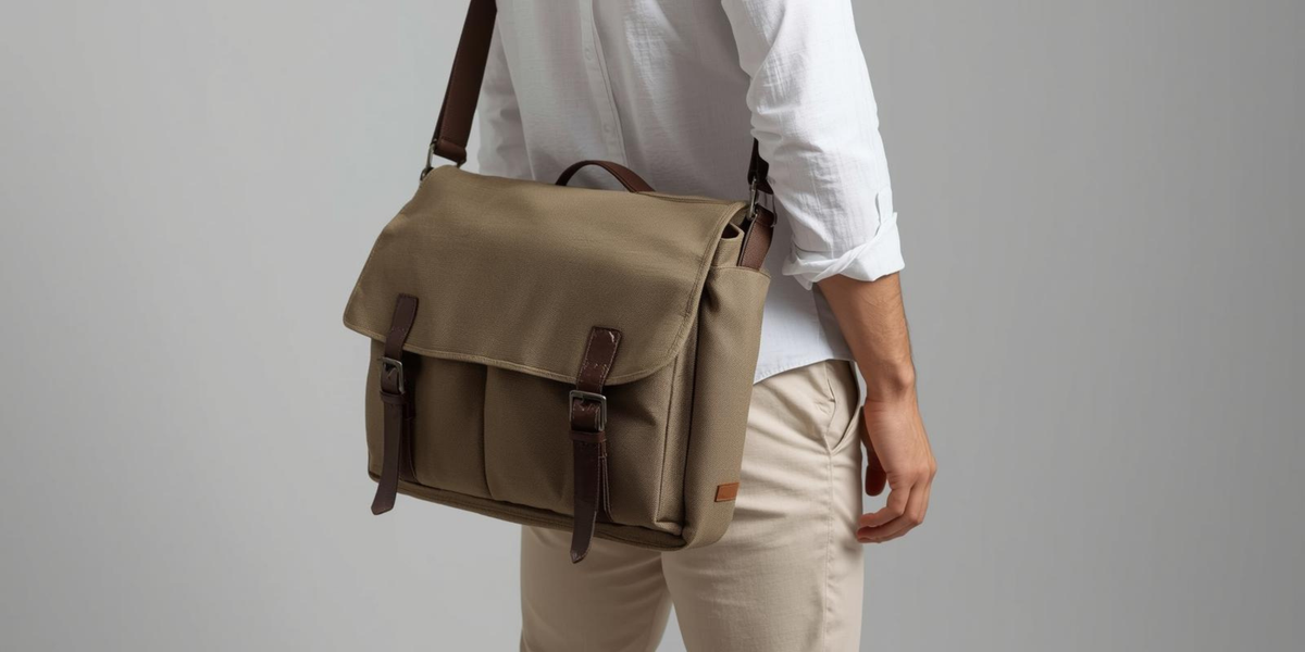 Men's Canvas Messenger Bags