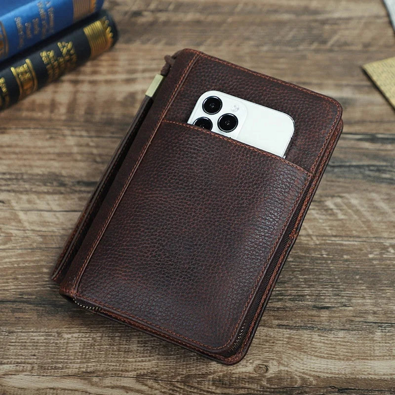 Men’s Cigar Travel Case - 5-Cigar Organizer with Phone Pocket