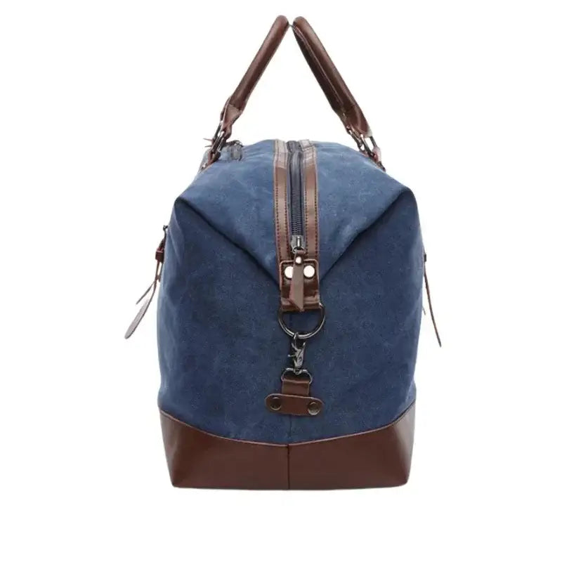 Men’s Canvas Duffle Bag – Multi-Pocket Weekend Travel Bag