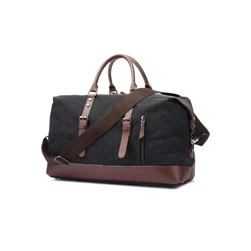 Men’s Canvas Duffle Bag – Multi-Pocket Weekend Travel Bag