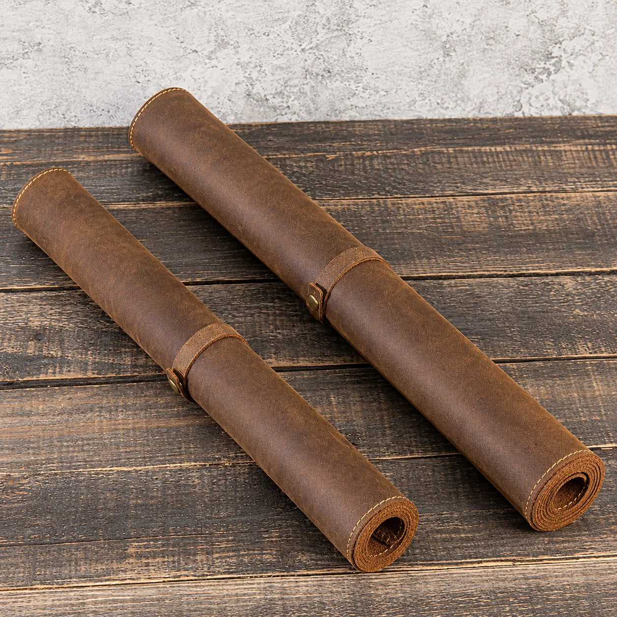 Leather Desk Mat - Genuine Cowhide Desk Pad & Mouse Pad