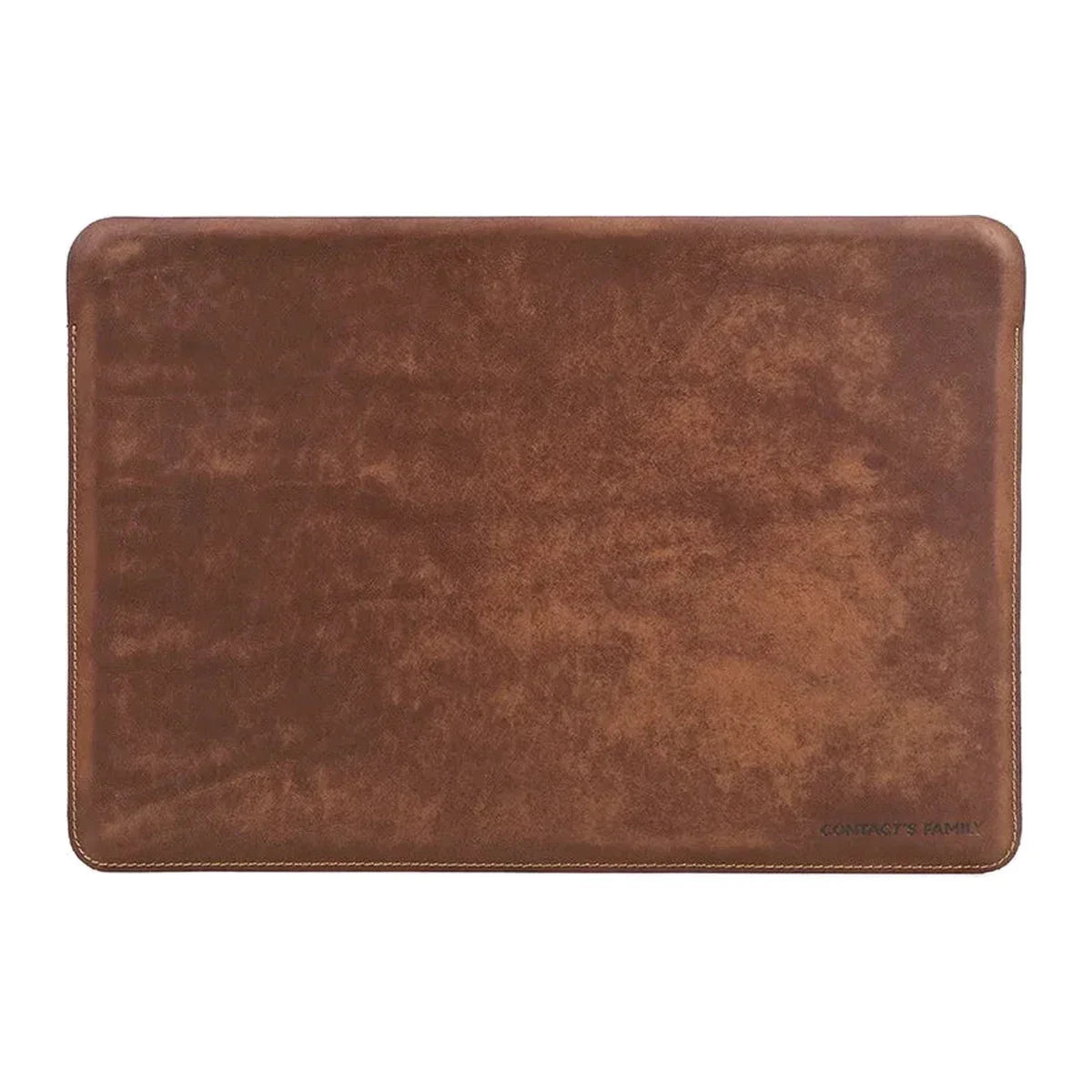 Handmade Leather Laptop Sleeve for 13.3 Inch - Brown