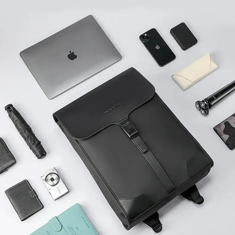 Laptop Backpack with Magnetic Flap – 15.6 Inch Water-Resistant Work Bag