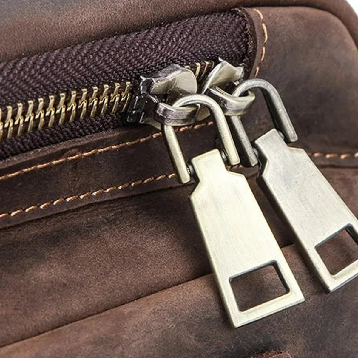 Compact Leather Briefcase for 11 Inch Tablet