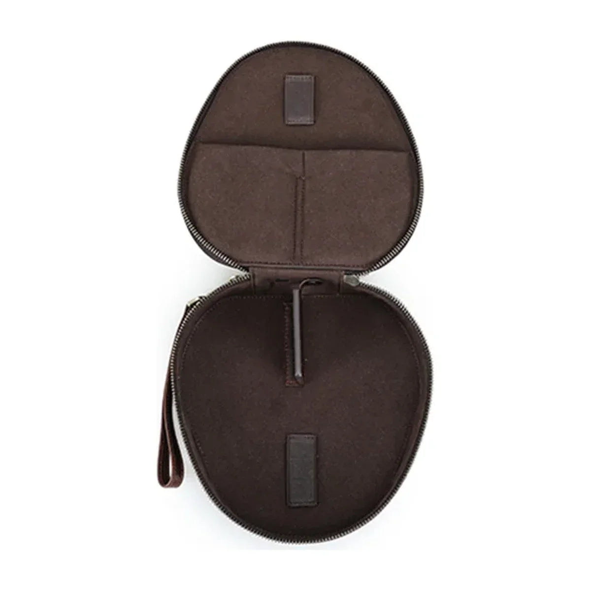 Leather Headphone Case for AirPods Max and Over-Ear Headphones - Coffee