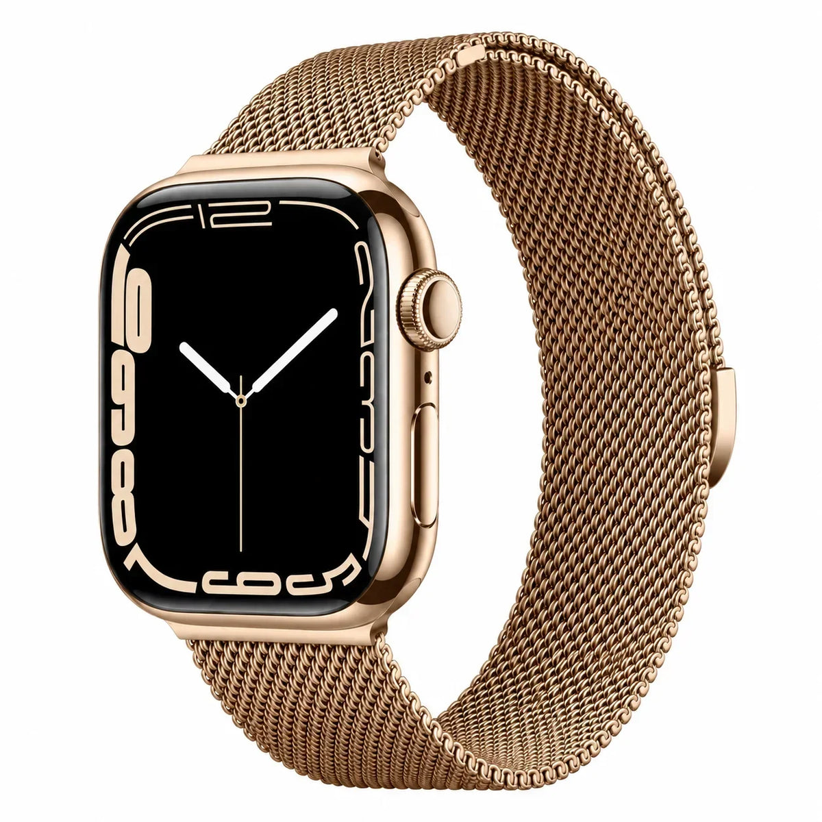 Magnetic Mesh Apple Watch Band - Stainless Steel Milanese Loop - Starlight / Small: 38/40/41 mm, Series 10 42 mm