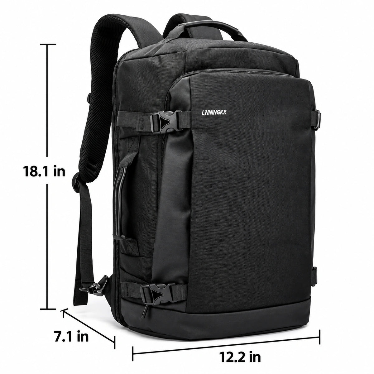 Men’s 30L Travel Backpack – Carry-On Size with Secure Back Pocket