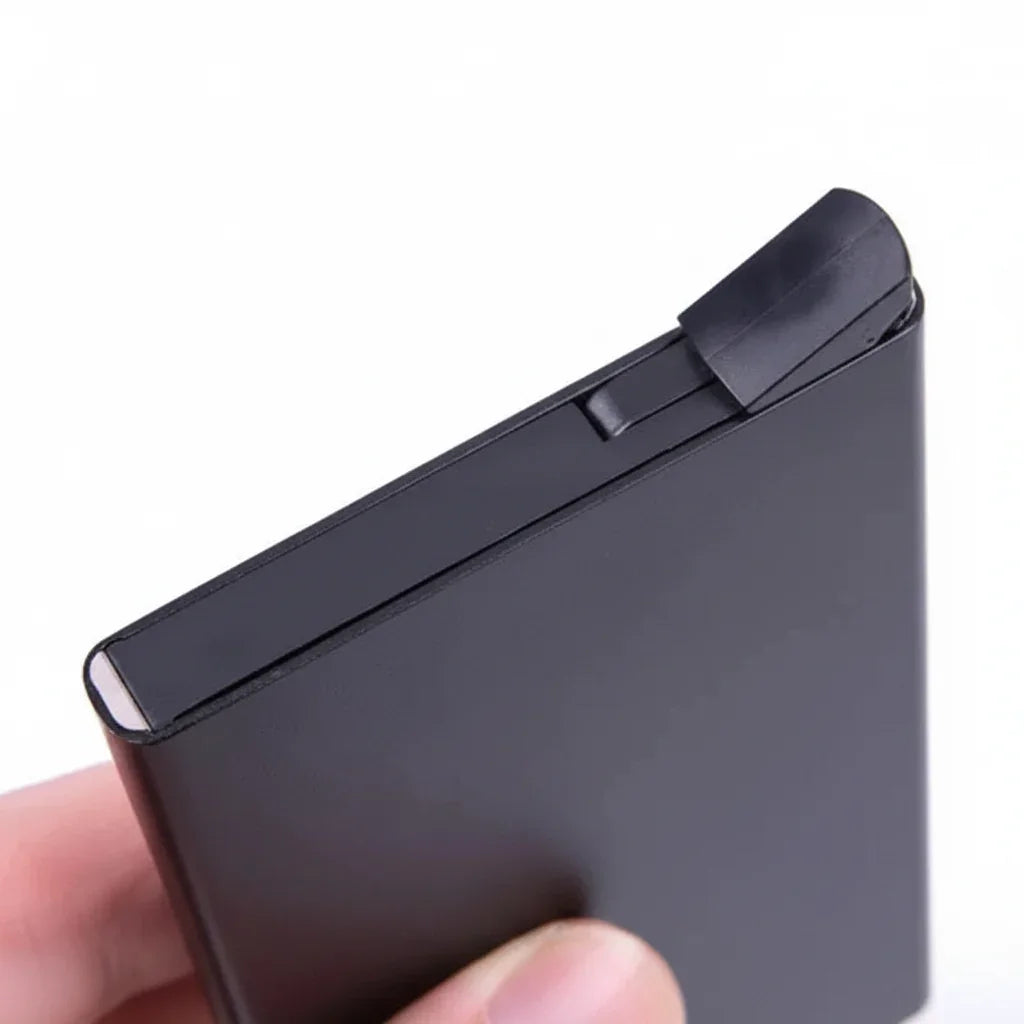 Men’s Aluminum Card Holder - Slim 5-Card RFID Case