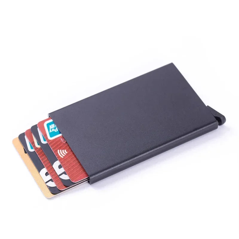 Men’s Aluminum Card Holder - Slim 5-Card RFID Case