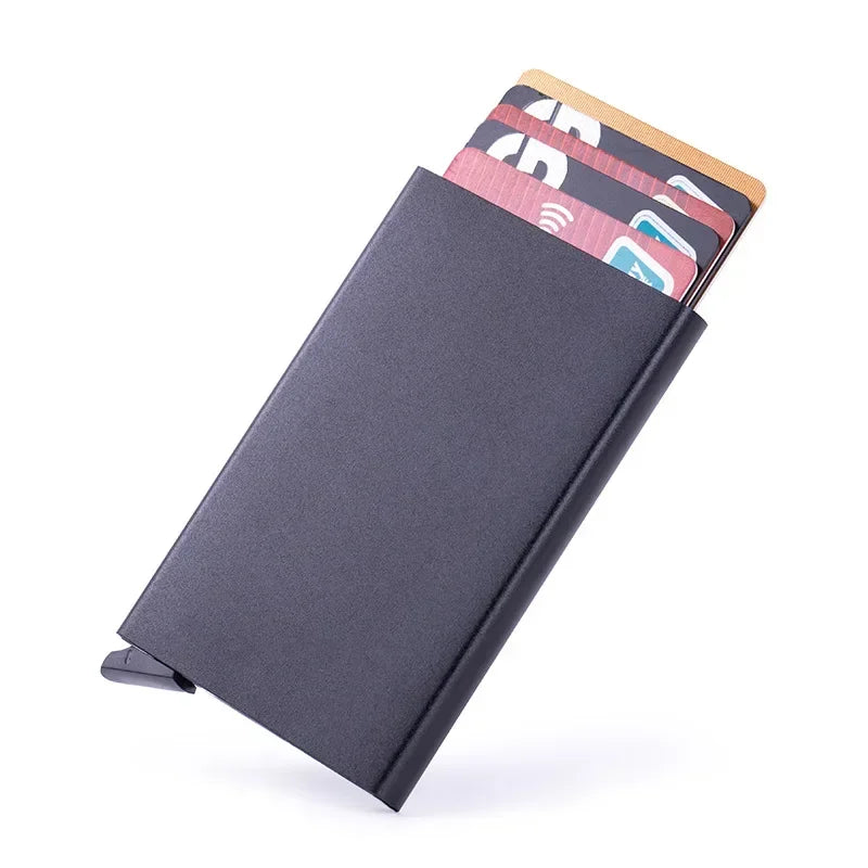 Men’s Aluminum Card Holder - Slim 5-Card RFID Case