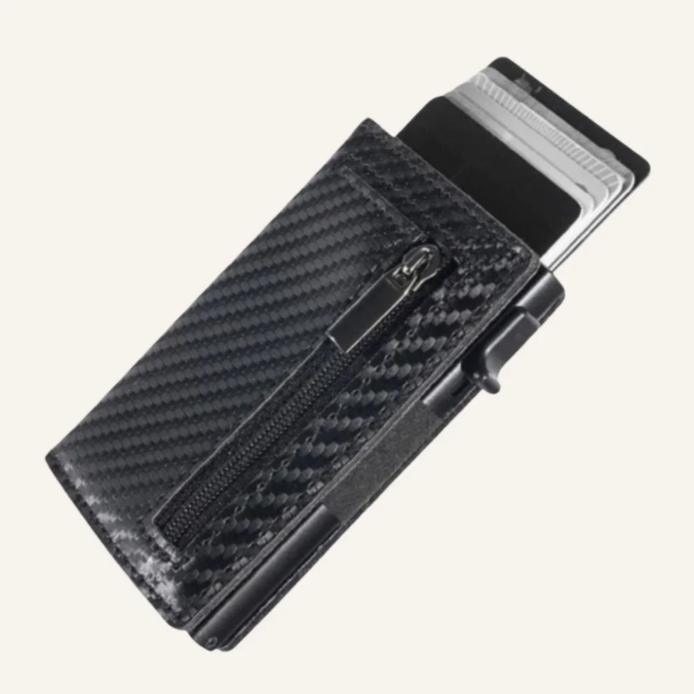 Men’s Aluminum Card Holder Wallet – Slim RFID Front Pocket Wallet