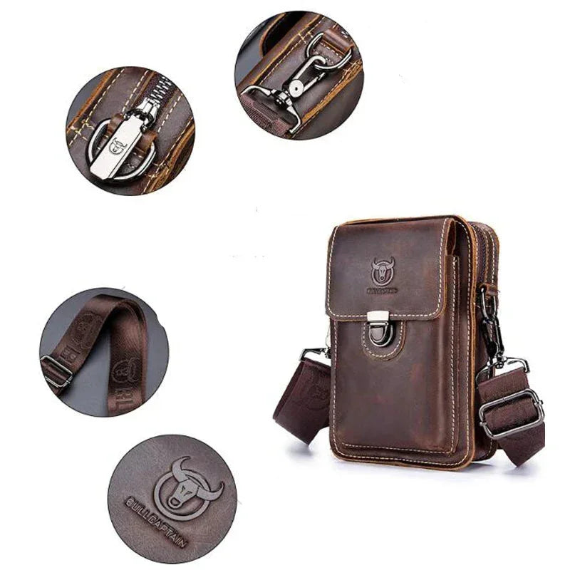 Men’s Belt Pouch - Detachable Strap & Mini Pouch