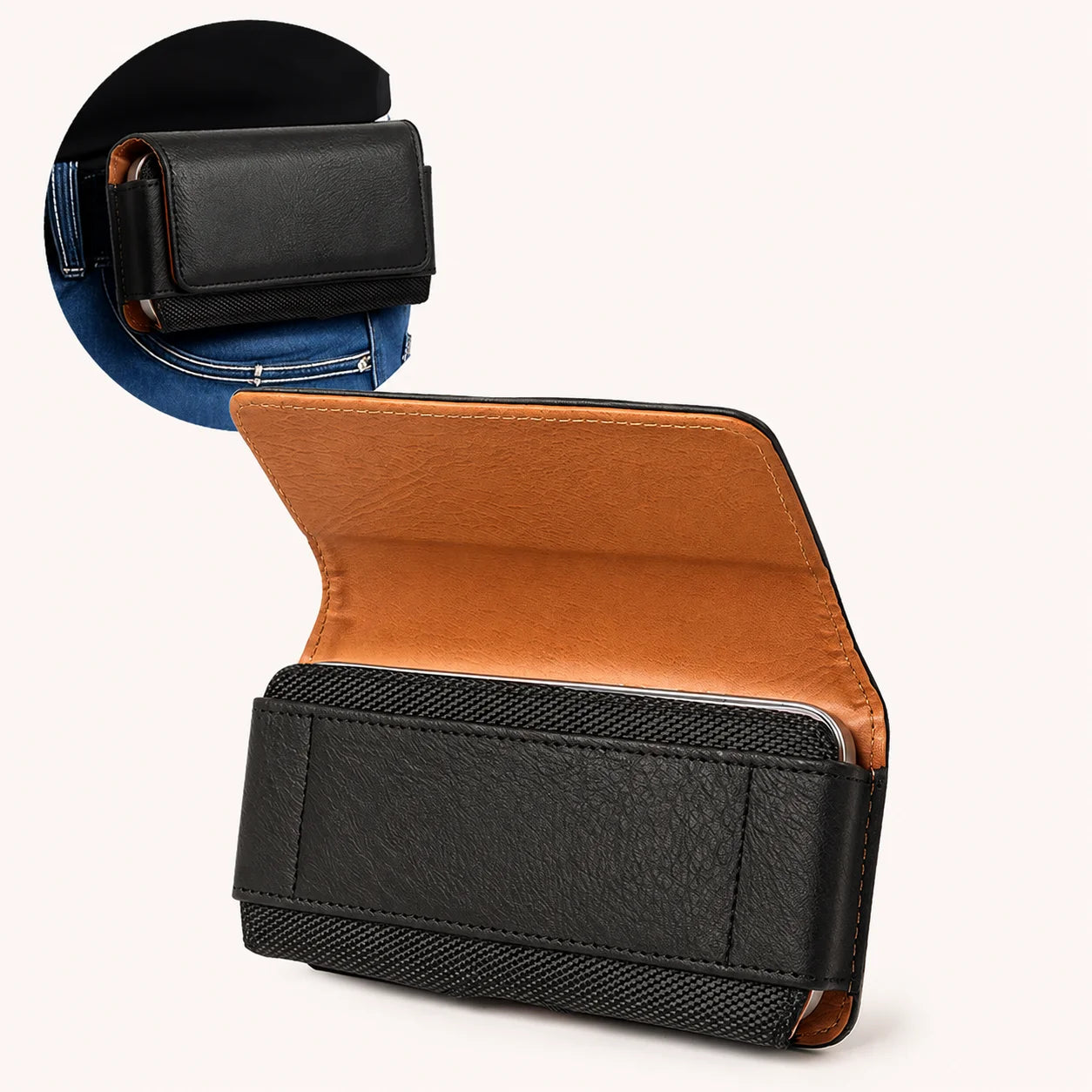 Men’s Belt Pouch - Horizontal Phone Holster Case