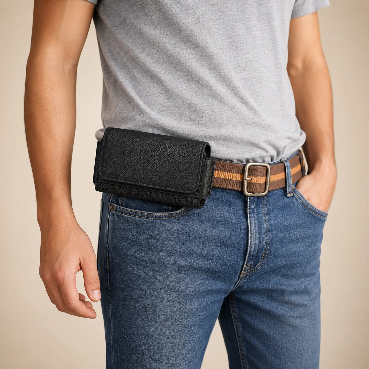 Men’s Belt Pouch - Horizontal Phone Holster Case