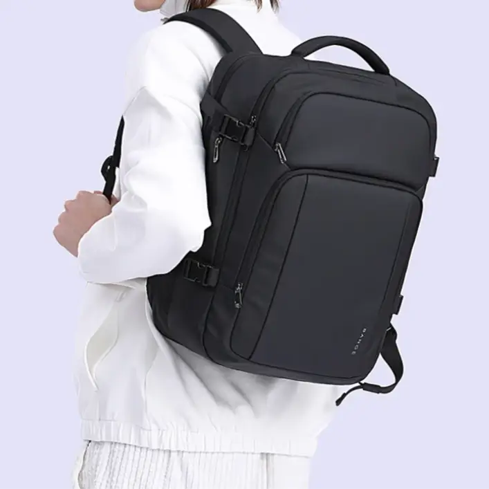 Men’s Black Weekend Bag – Waterproof 25L Laptop Carry