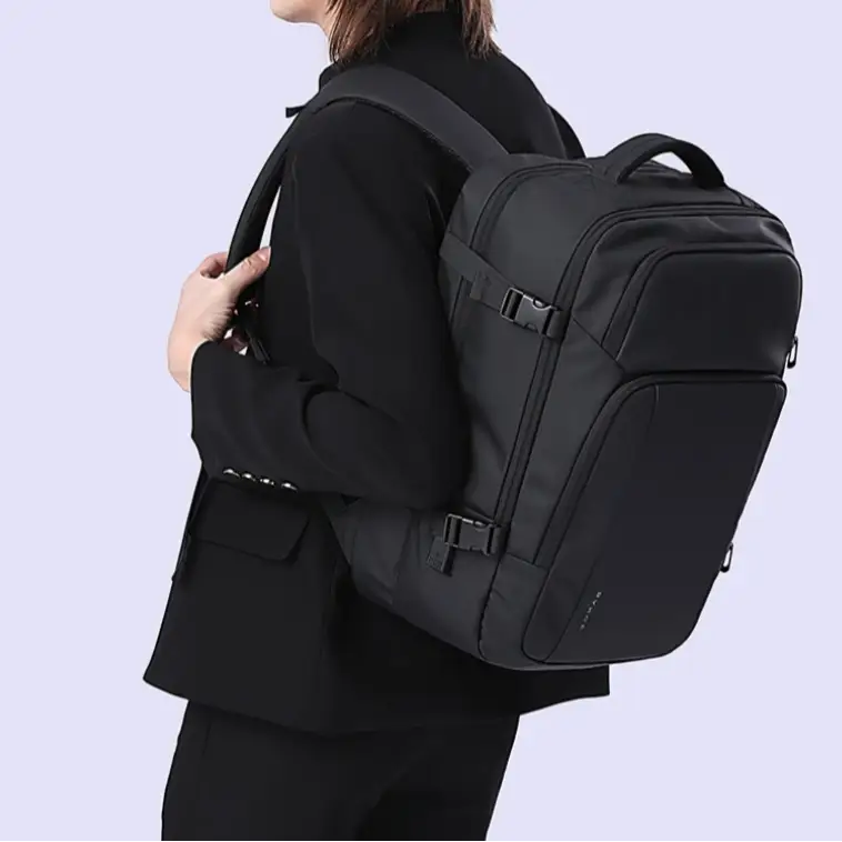 Men’s Black Weekend Bag – Waterproof 25L Laptop Carry