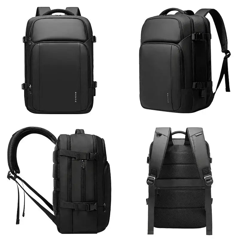 Men’s Black Weekend Bag – Waterproof 25L Laptop Carry
