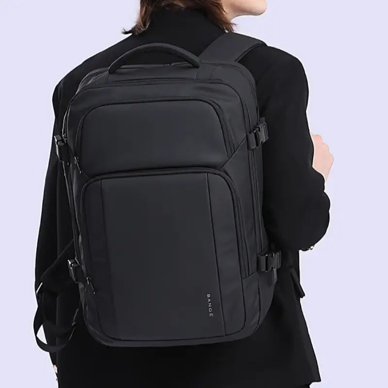 Men’s Black Weekend Bag – Waterproof 25L Laptop Carry