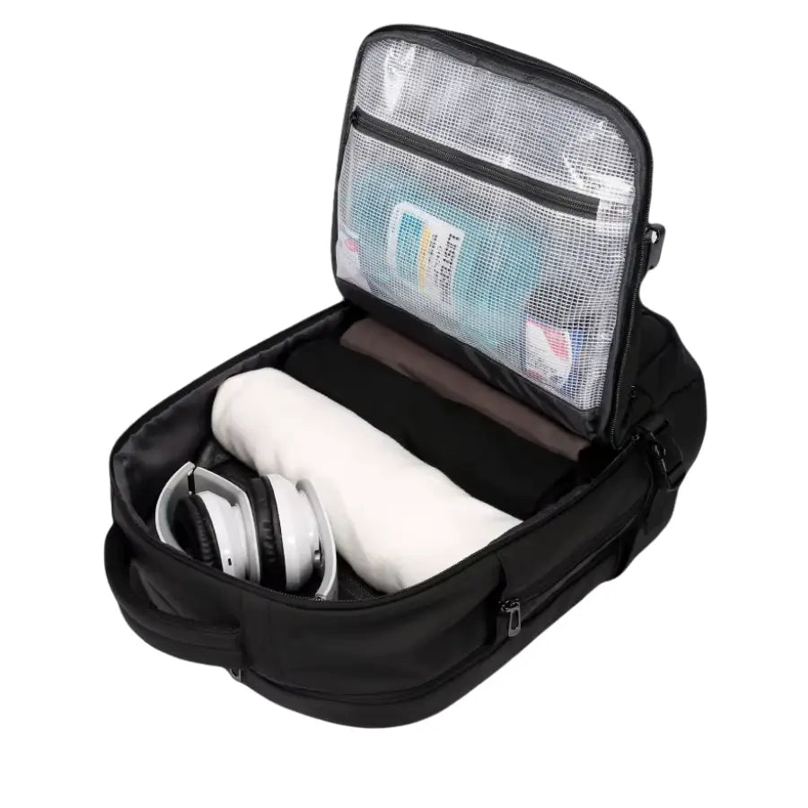 Men’s Black Weekend Bag – Waterproof 25L Laptop Carry