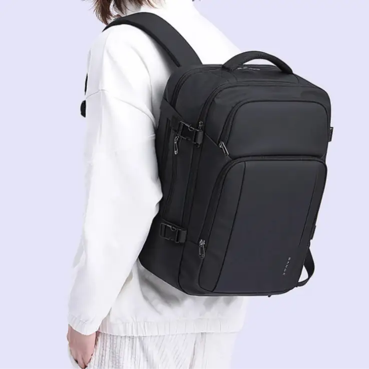 Men’s Black Weekend Bag – Waterproof 25L Laptop Carry