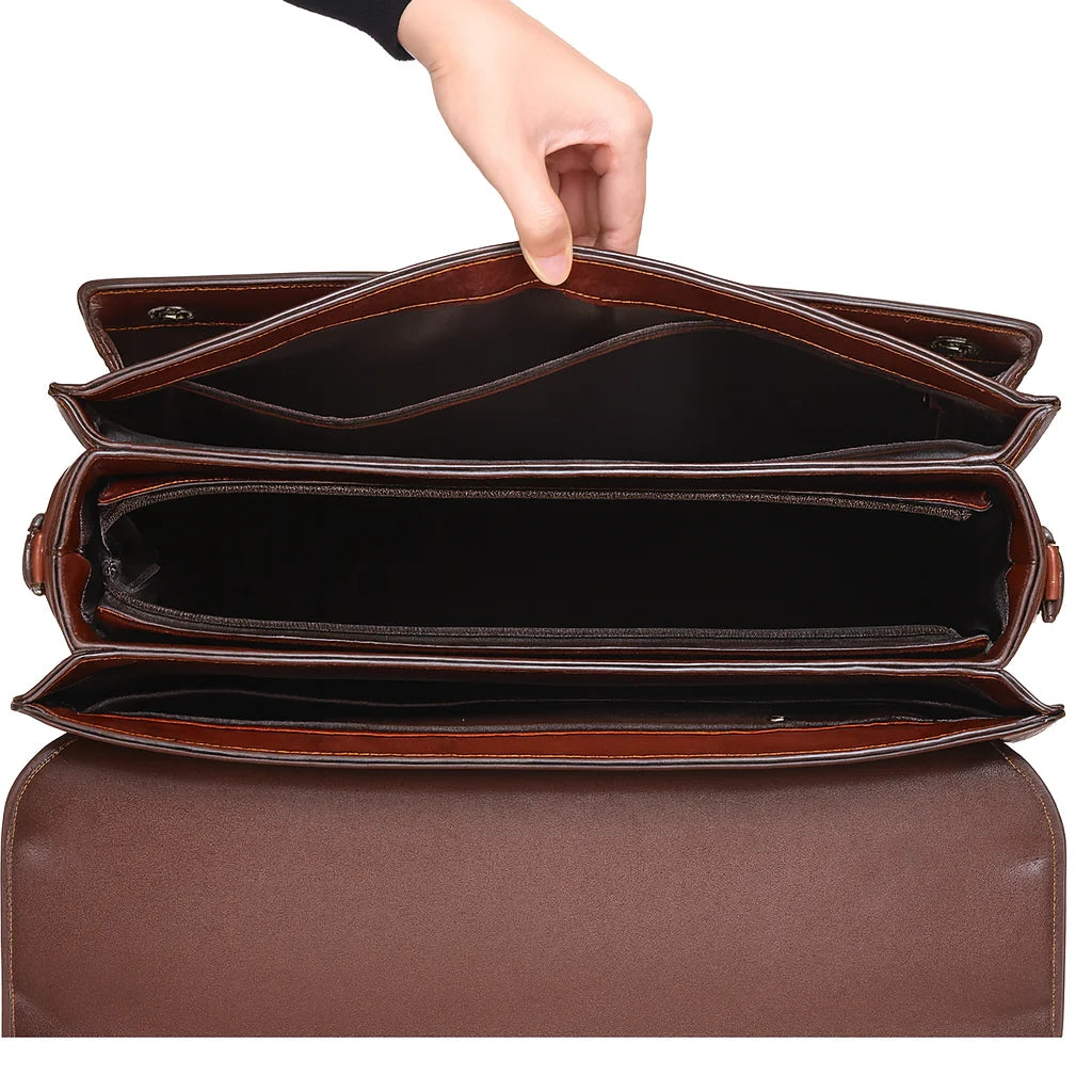 Men’s Briefcase - Combination Lock 16’’ Laptop Bag