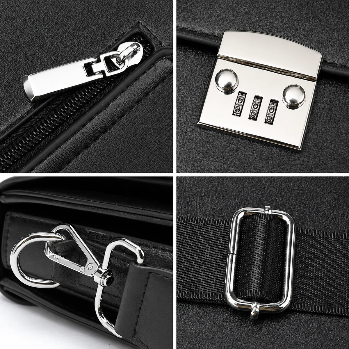 Men’s Briefcase - Combination Lock 16’’ Laptop Bag
