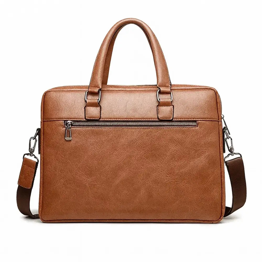 Men’s Business Briefcase – 14 Inch Multi-Compartment Work Bag