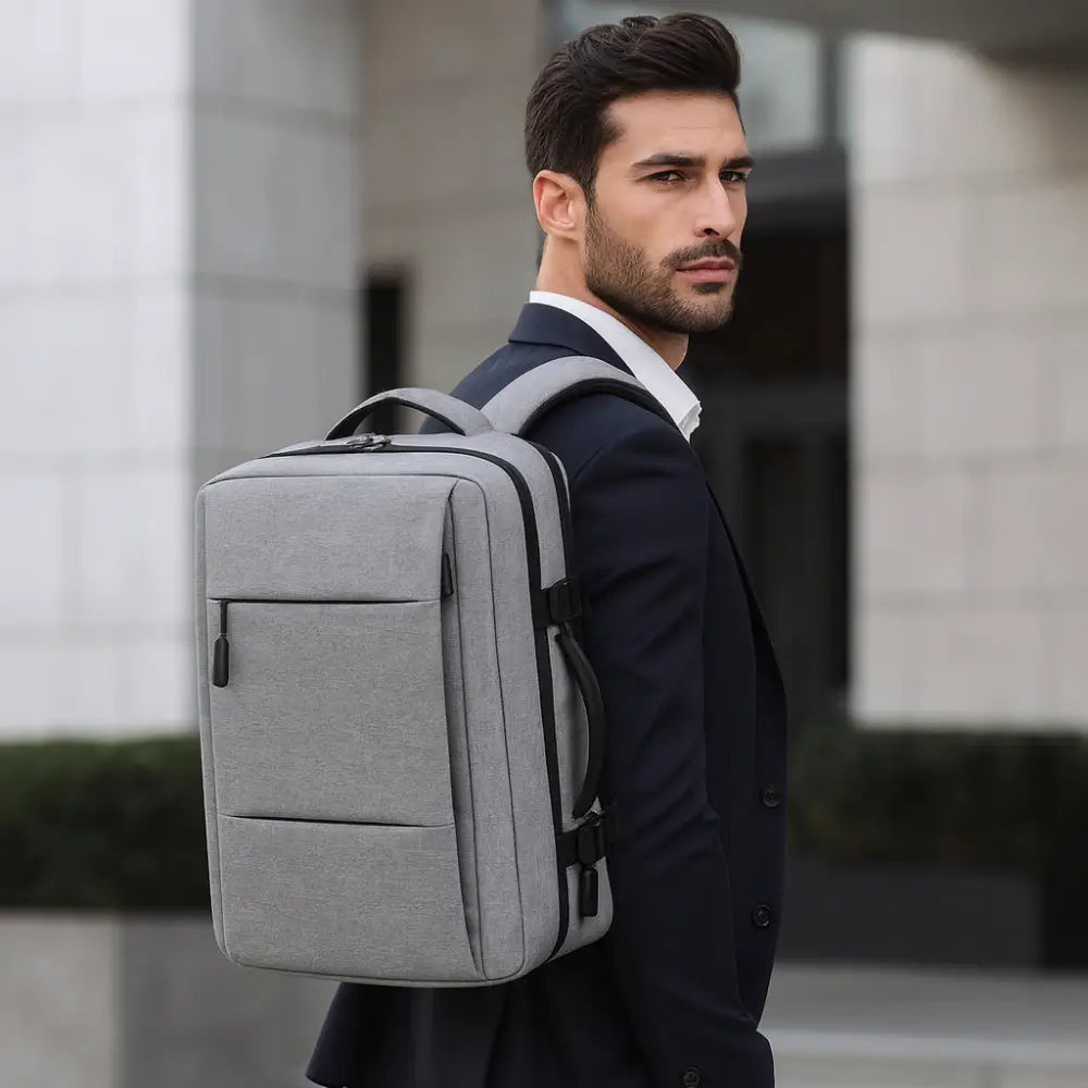 Men’s Cabin Travel Backpack – Expandable Carry-On 15.6 Inch