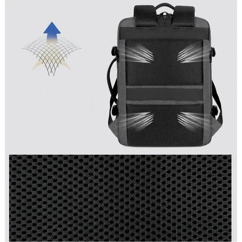 Men’s Cabin Travel Backpack – Expandable Carry-On 15.6 Inch