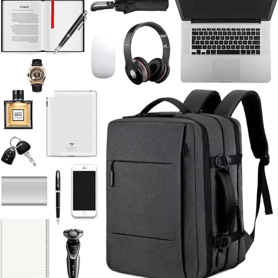 Men’s Cabin Travel Backpack – Expandable Carry-On 15.6 Inch