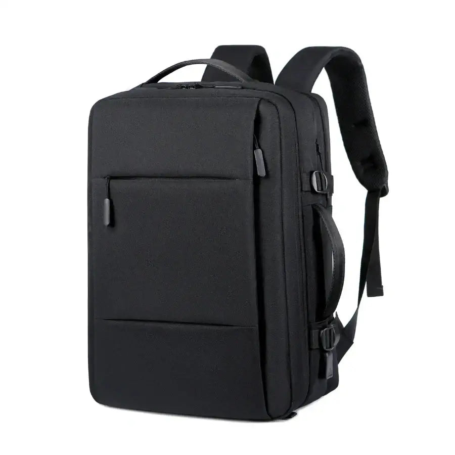 Men’s Cabin Travel Backpack – Expandable Carry-On 15.6 Inch - Black