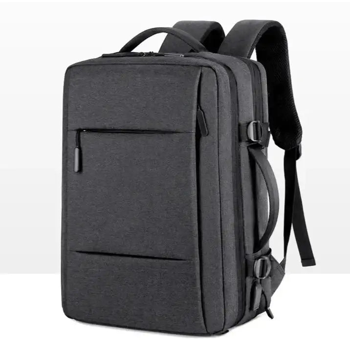 Men’s Cabin Travel Backpack – Expandable Carry-On 15.6 Inch - Dark grey