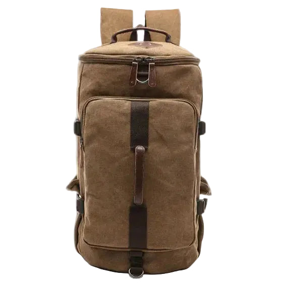 Men’s Canvas Backpack - Convertible 2-Way Carry Bag