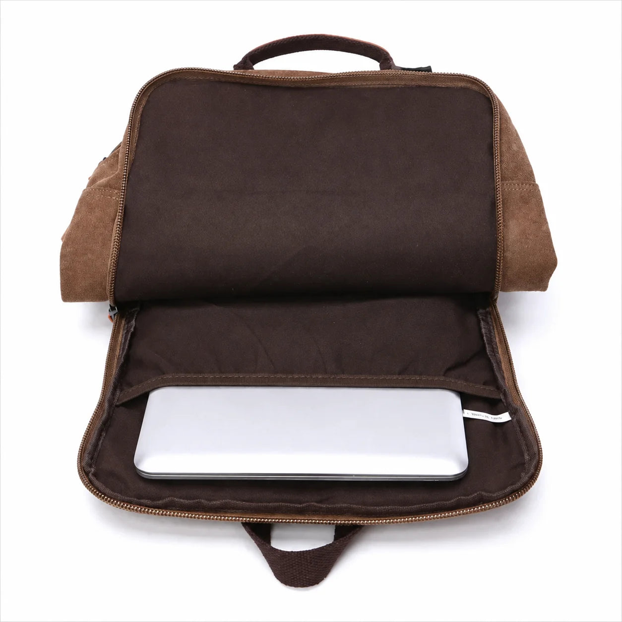 Men’s Canvas Backpack - Front Organizer Pocket Rucksack