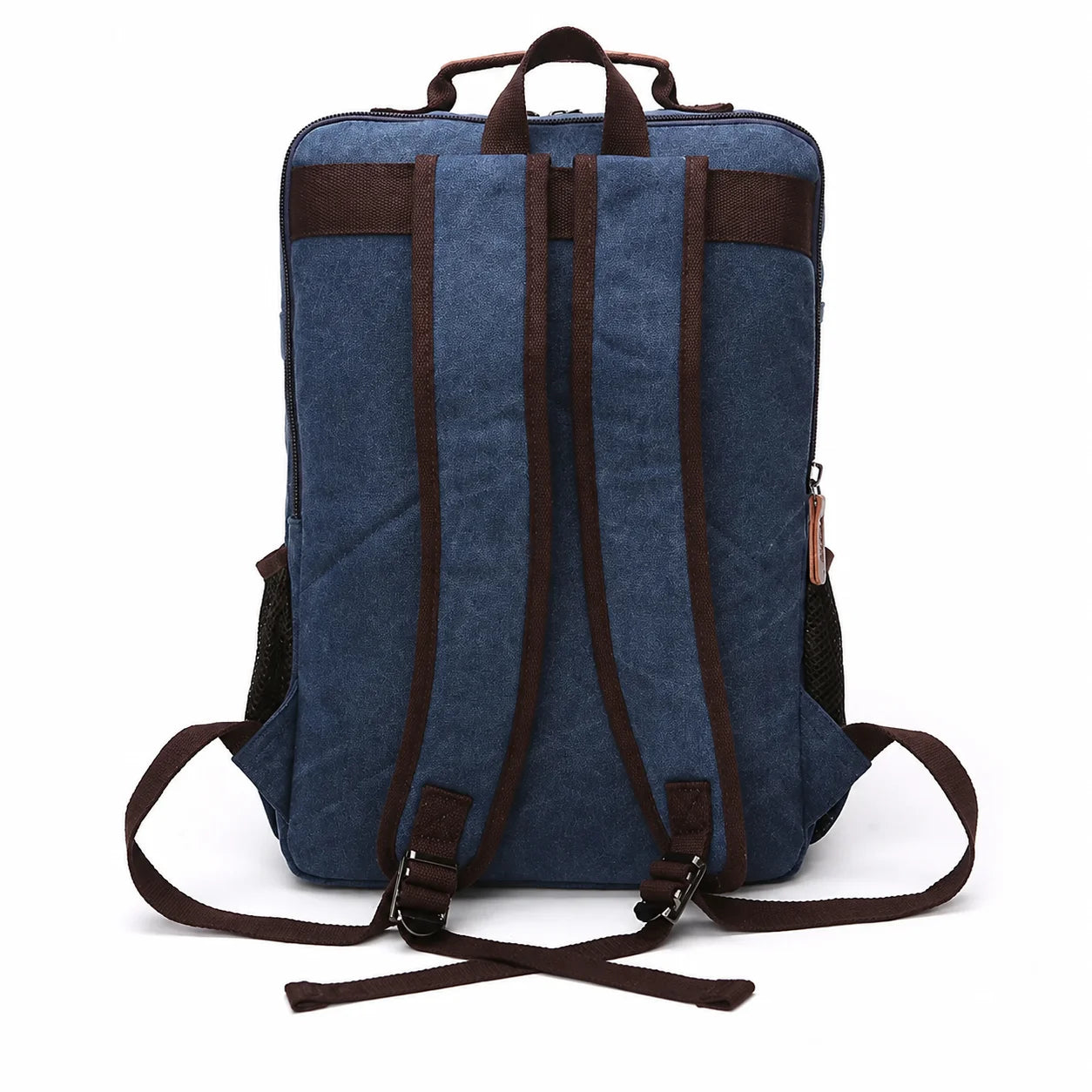 Men’s Canvas Backpack - Front Organizer Pocket Rucksack
