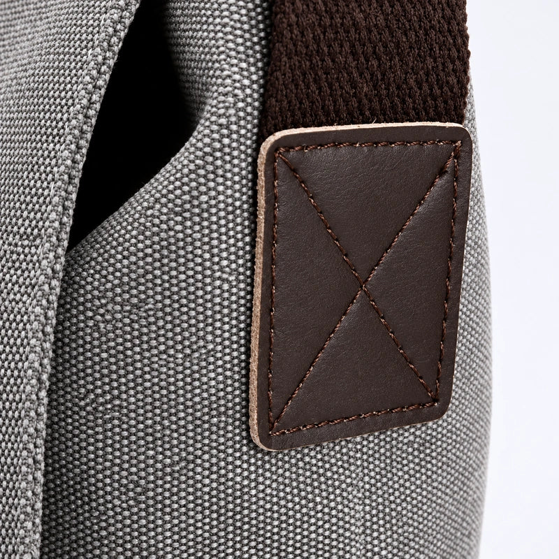 Men’s Canvas Messenger Bag – Flap Closure Everyday Carry