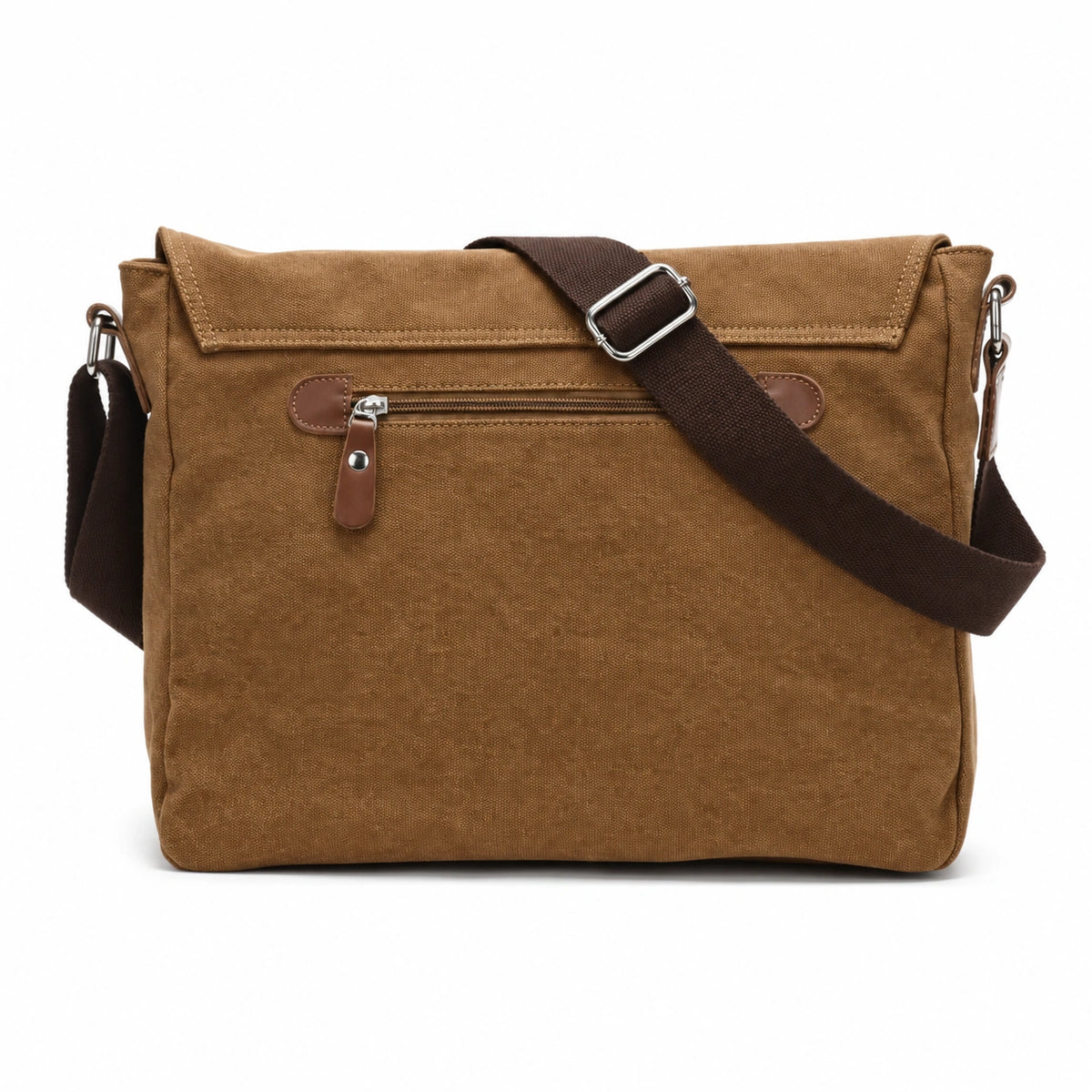 Men’s Canvas Messenger Bag – Vintage Flap Everyday Carry