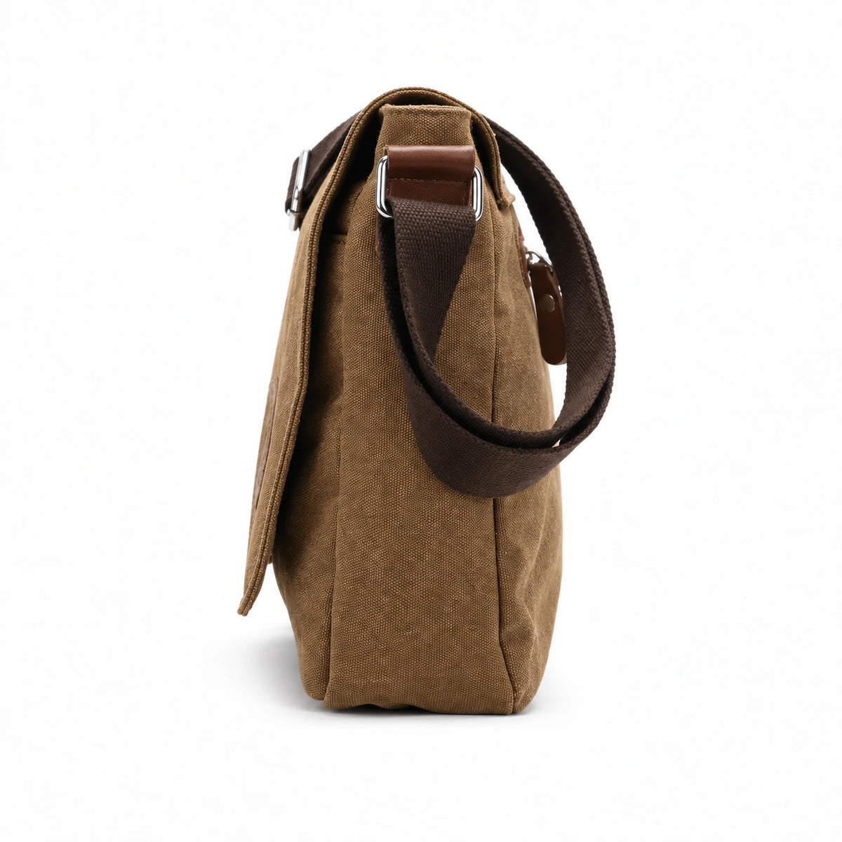 Men’s Canvas Messenger Bag – Vintage Flap Everyday Carry