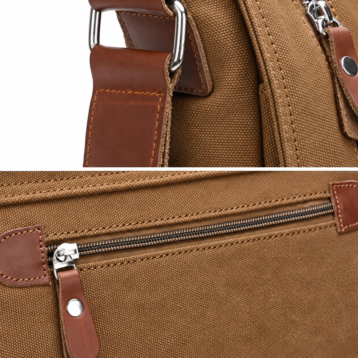 Men’s Canvas Messenger Bag – Vintage Flap Everyday Carry