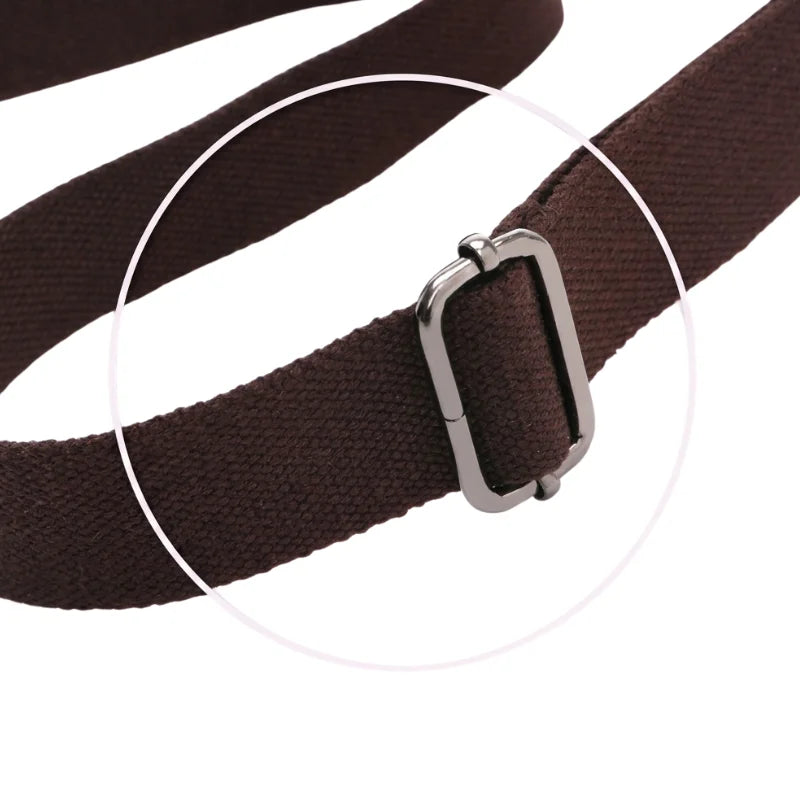 Men’s Canvas Messenger Bag - Vintage Multi-Pocket Shoulder Bag