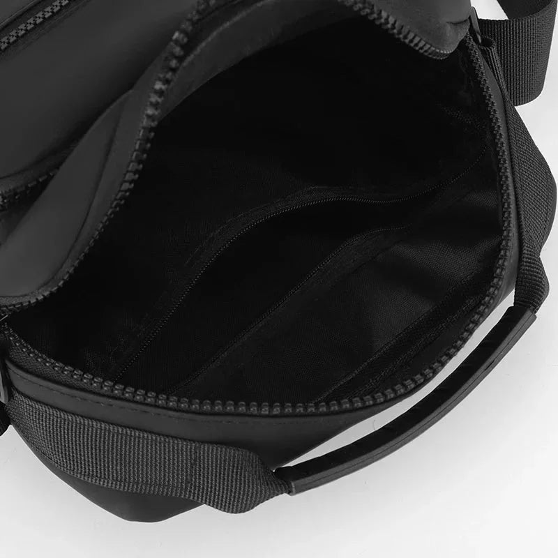 Men’s Crossbody Bag - Dual Zip Pocket Everyday Carry