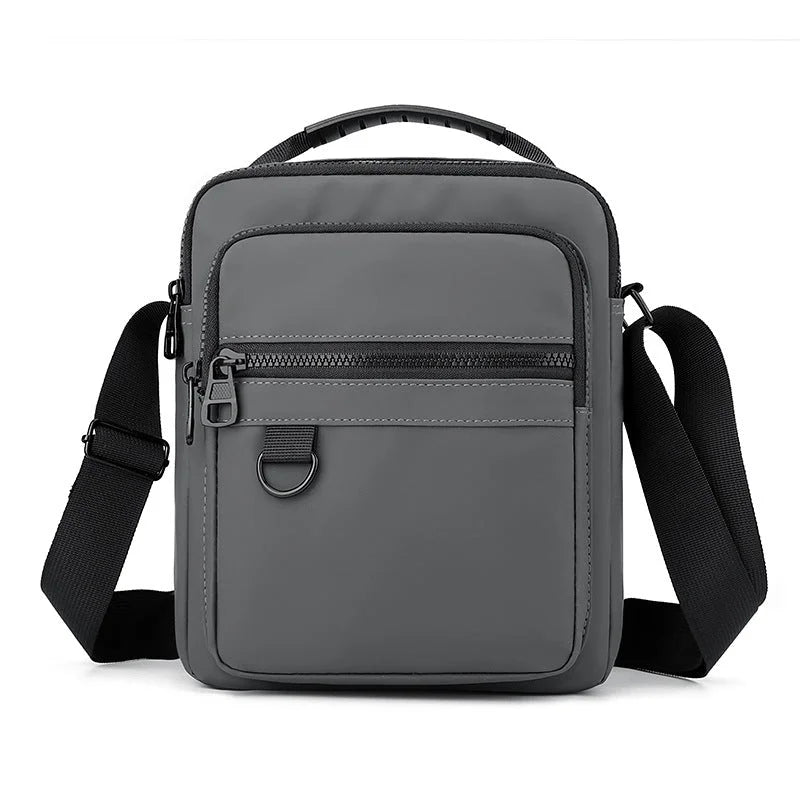 Men’s Crossbody Bag - Dual Zip Pocket Everyday Carry
