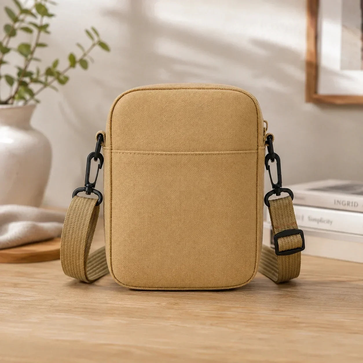 Men’s Crossbody Bag - Small Zip Pocket Carry